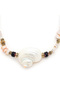 Mama Shell Seashell Charm Pearl Necklace - 3