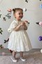 Baby Girl Dress Short Sleeve Bow Detail Birthday Party Wedding Special Occasion Formal Children's Dress - 6