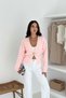 Soft Textured Big Button Detailed Knitwear Cardigan Aw25Hi0002 - 3