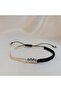 2-Piece Heart Design Friendship Couple Dear Love Longing Infinity Macrame Knitted Dear Bracelet - 5