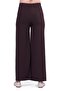 Straight Leg Knitwear Trousers Brown - 3