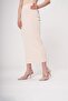 Knitwear Pencil Skirt Vanilla - 3