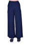Straight Leg Knitwear Trousers Dark Blue