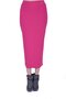 Knitwear Pencil Skirt Fuchia