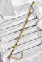 316L Steel Gold Color Flat Chain Model Women's Bracelet -