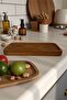 Larvik Natural Wood Presentation Plate |   Snack Bowl, Oil Pot, and Soap Dispenser Base | Organizer (22X12 cm) - 6