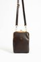 Women's Soft Leather Scholarship Gold Accessory Phone Compartment Crossbody Shoulder and Crossbody Bag - 2