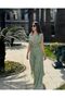 Boho Tie Design Viscose Wide Sides Short Spanish Leg Summer Holiday Beach Long Bohemian Jumpsuit Mint - 6