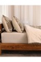 Leopard Love Double Duvet Cover Set Double Sided Sheet Plain Beige Color - 2
