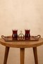 Black Copper Patina Alara Presentation Tray Metal Tray Serving Tray with Handle Service Tray Tea Tray Coffee Tray Presentation Tray Kitchen Presentation Tray Tea Coffee Alara 290 X 185 with Handle Black Copper Patina Full - 3