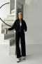 women's 3-thread brushed inside oversized tracksuit set NBG105