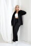 Women's Plus Size Zippered Long Sleeve Comfortable Casual Mock Neck Tracksuit Set - 5