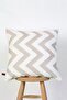 Bohemian Special Design Punch Punch Pattern Decorative Throw Pillow Cover Line Beige - 4