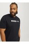 Men's Black Jjecorp Logo Tee Play Ss O-N Noos Pls Plus Size T-Shirt 12243630-Black - 7