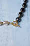 Certified Pearl Hematite Silver Apparatus Natural Stone Necklace - 4