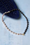 Certified Pearl Hematite Silver Apparatus Natural Stone Necklace - 2