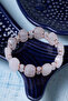 Certified Pink Quartz Hematite Natural Stone Bracelet - 3