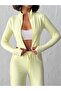 Soft Fabric Zippered and Finger-Looped Knitted Sports Jacket/Sweatshirt Missce7334 - 5