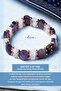 Certified Amethyst Moonstone Natural Stone Bracelet