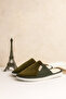 Unisex Velvet Fabric Leather Detailed Home Slippers Ribbed Fabric Home Slippers Dowry Bundle Slippers Stc1154 - 3