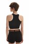 Women's Black Quzu Top Tshirt T-Shirt 23Y60050-Black - 5