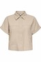 Women's Linen Short Sleeve Shirt - 15338744 - 6