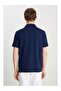 Men's Navy Blue Regular Fit Polo T-Shirt Polo Shirt W2510720410-Navy - 5