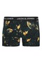 سراويل داخلية رجالية سوداء من Jactyler 3 Pack Boxer 12269360-Black - 3