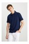 Men's Navy Blue Regular Fit Polo T-Shirt Polo Shirt W2510720410-Navy - 2