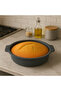 Granite Round Cake Pan Black - 2