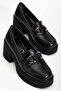 Elis Women's Black Loafer Shoes - 3