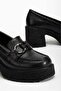 Elis Women's Black Loafer Shoes - 2