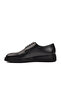 Black Genuine Leather Men's Casual Shoes - 2