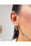 Moxy Zircon Stone Double Color Steel Earrings - 3