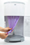 5 Pack Domestic Garbage Bags with Lavender Scent, Equivalent to 2500 Baby Diapers, Compatible with 16Lt Trash Cans - 5