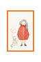 Decorative Postcards and Gift Note Cards with Cute Cat Illustrations |   Love from the Heart -10 X 15 cm