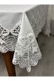 Tablecloth Dinner Set for 12 People 26 Pieces French Lace – Ecru1 - 6