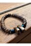 Tiger Eye, Hematite and Coconut Beads Natural Stone Men's Self-Confidence, Courage and Energy - 2