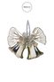 New Year's Ornament Magnolia Detailed Bell Champagne 20 cm - 2