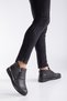 Furry Guaranteed Rubber Sole Men's Black Guaranteed Daily Cold and Waterproof Comfortable Boots - 4