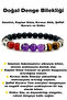 Natural Stone Chakra Bracelet Mystical Balance and Elementary Elegance