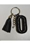 Keychain Genuine Leather Letter'O' (Hand Made) - 2