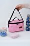 Viva Food Carrier Bag Heat Insulated Thermal Bag Lunch Bag Camping Pink - 2
