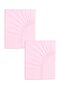 2 Pieces 70 X 120 X 20 cm Mother's Side Elastic Combed Cotton Fabric Baby Bed Sheet