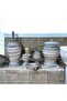 Naomi Collection Black Relief 5-Piece Ceramic Bathroom Set - 2