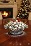 24 Pieces Silver Christmas Tree Ornament Cici Ball 3 cm