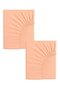 2 Pieces 70 X 120 X 20 cm Mother's Side Elastic Combed Cotton Fabric Baby Bed Sheet