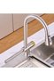 Kitchen Sink Faucet with Waterfall, New Design, New Matte Chrome Nickel with Spout Purification Outlet, 7 Years Warranty - 5