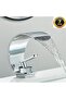Bathroom Sink Faucet Chrome Color Waterfall Imported New Oval Design with 7 Years Warranty.