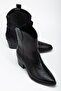 Women's Western Cowboy Embroidered Short Boots - 5